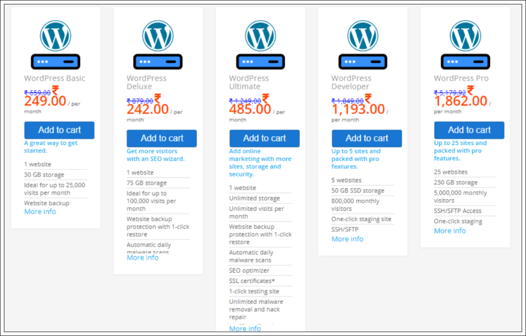 Flickmax WordPress Hosting Plans and Pricing