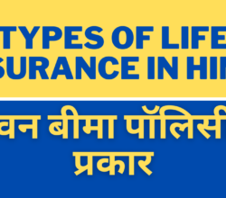 Top 5 Types of Life Insurance in Hindi | जीवन बीमा के प्रकार