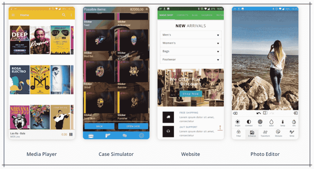 Free Android App Templates