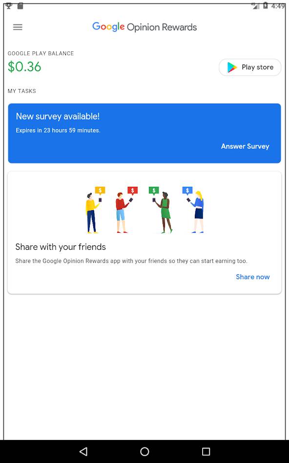 Google Opinion Rewards App में Account कैसे बनाएं